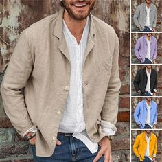 Save with code: “SAVEPIN50” - Dress to impress outfit ideas, from casual and business casual to trendy and occasion-specific styles, including spring, summer, concert, and graduation outfits, along with accessories like shoes and piercings Men's Lightweight Jacket Blazer Casual Daily Breathable Classic Spring Fall Autumn Solid Color Sporty Casual Turndown Regular Regular Fit Black Yellow Blue Purple Khaki Jacket Stay Warm and Stylish: Designed for the winter season, this jacket keeps you warm and cozy while ensuring you look fashionable. Extra Protection: The hooded neckline provides an additional shield against the cold, keeping your head and neck warm even on the chilliest days. Fashion meets Function: This jacket is not only stylish but also highly functional, offering a perfect blend o Mens Lightweight Jacket, Blazer Casual, Khaki Jacket, Sporty Casual, Graduation Outfits, Jacket Blazer, Summer Concert, Mens Hooded, Graduation Outfit