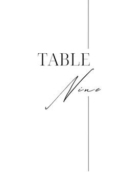 the table menu is written in cursive writing on a plain white paper with black ink