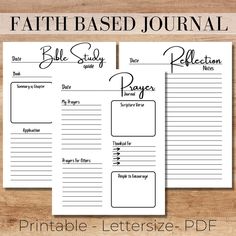 the printable faith based journal