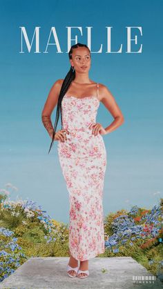 A garden full of beauty 🌸 Step into a floral fantasy with this ivory flower print dress. Made from soft satin fabric, and complete with underwire detail, adjustable straps, and a center back invisible zipper that keeps the look clean and classy 🤍 Luxury Feminine Floral Dress, Luxury Feminine White Floral Dress, Luxury Floral Print Beach Dress, Luxury White Fitted Floral Dress, Luxury Silk Floral Dress, Look Clean, Ivory Flower, Flower Print Dress, Ivory Flowers