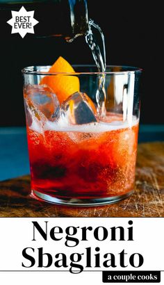 Girls Night Drinks Cocktails, Negroni Sbagliato, Cocktails Made With Gin, Cold Dip Recipes, Best Fish Recipes, A Couple Cooks, Italian Cocktails, Happy Hour Drinks, Couple Cooking