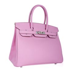 Guaranteed authentic Hermes Birkin 30 bag featured in coveted Mauve Sylvestre. This beautiful Birkin bag is complimented with palladium hardware. Epsom leather which lends rich saturation of colour. Comes with the lock and keys in the clochette, sleepers, raincoat and signature Hermes box. Private and discrete consignment services offeredMightychic has been synonymous with trust, discretion and integrity for 21 years. We excel in superior and seamless customer service.final sale BAG MEASURES:LEN Epsom Leather Travel Bag With Hasp Closure, Luxury Pink Shoulder Bag With Palladium Hardware, Chic Epsom Leather Bag With Lock, Epsom Leather Bags With Lock For Everyday Use, Evening Bags With Lock In Epsom Leather, Evening Epsom Leather Bag With Lock, Designer Pink Epsom Leather Bag, Top Handle Bags In Epsom Leather With Lock, Top Handle Epsom Leather Bag With Lock