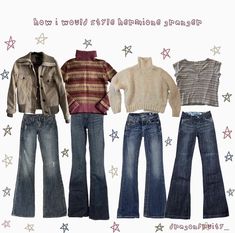 Hermione Granger Outfits, Gilmore Girls Outfits, Hermione Granger, Hermione, Dream Clothes, Retro Outfits, Look Cool