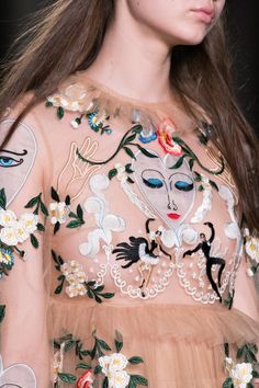 Vivetta clp RF16 5518 Textiles Fashion, Fall 2016, Fashion Details, Runway Fashion, Fashion Art, High Fashion, Makeup Artist, Floral Tops