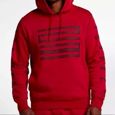 Nike Air Jordan 11 Retro Xi Jumpman Winlike 96 Gym Red Hoodie Sweatshirt Large Extra Large Red Hoodie With Logo Print And Crew Neck, Red Crew Neck Hoodie With Logo Print, Red Hip Hop Hoodie Top, Red Hooded Top For Sports Season, Red Hooded Sports Top, Red Crew Neck Sweatshirt With Double-lined Hood, Red Sports Hoodie With Graphic Print, Sporty Red Hoodie With Double-lined Hood, Red Sporty Hoodie With Double-lined Hood