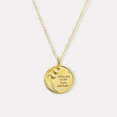 Embrace the beauty of this Lily of the Valley Personalized Coin Pendant Necklace, a luxurious piece that beautifully blends elegance with sentiment. This stunning gold coin pendant features an intricately engraved lily of the valley motif, symbolizing purity and sweetness, alongside a personalized message which can be decided by you for someone special. Crafted from high-quality 18K gold, this necklace radiates warmth and sophistication, making it a perfect keepsake or gift for a loved one. Its Gold Coin Pendant, Personalized Pendant Necklace, Astrology Jewelry, Everyday Wear Jewelry, Astrology Necklace, Moon And Star Ring, Moon And Star Earrings, Nature Earrings, Nature Necklace