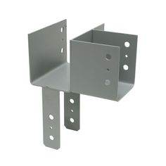 an image of metal brackets on the wall