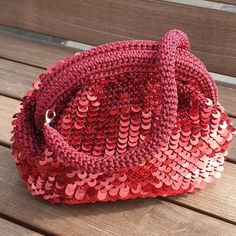 Don't miss our handmade red sequin bag with detachable asymmetric strap to add some warmth and sparkle to your wardrobe! You can choose the colour that suits your style from the different colours of the model you see in red and feel special anywhere!  * If you want to see all our sequin bags, they are all in this link: https://www.etsy.com/shop/HandicrafthobbiesBag?ref=seller-platform-mcnav&section_id=45778896 This special Removable Strap Sequin Bag, like all our other models, has been meticulou Handmade Red Bag For Party, Handmade Red Party Bag, Handmade Red Shoulder Bag For Parties, Handmade Crochet Tote Bag For Party, Red Sequined Party Bags, Sequin Bags, Metallic Clutch Bag, Sequin Clutch, Metallic Clutch