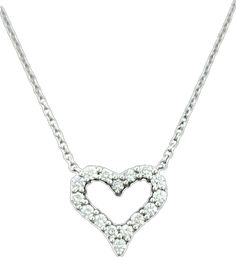 Tiffany And Co, Open Heart, Heart Pendant Necklace, Tiffany & Co., Round Diamond, Heart Pendant, Necklace Set, Round Diamonds, Timeless Elegance