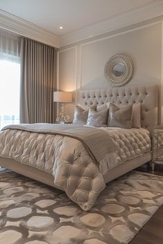 29 Timeless Decor Bedroom Ideas for Everlasting Elegance 24 Bedroom Decor Elegant, Minimalism Bedroom, Beauty Bedroom, Timeless Bedroom, Decor Bedroom Ideas, Art Deco Ideas, Elegant Bedroom Decor, Glamourous Bedroom, Cozy Fall Bedroom