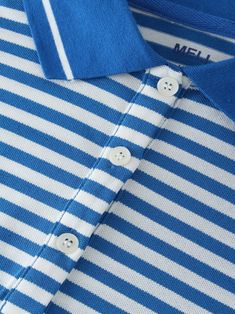 This Striped Collar Tee in Blue/White features a classic design with a modern twist. The striped collar adds a touch of sophistication to your wardrobe. Teen Skirts, Teen Top, Dresses For Teens, Winter Looks, Kids Tops, Skirts For Sale, Winter Collection, Summer Collection, Set Dress