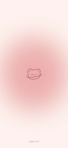 a drawing of a piece of bread on top of a pink background with the word hello written in chinese