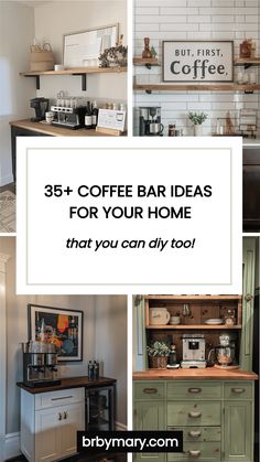 coffee bar ideas for your home that you can diy too