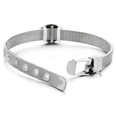 Features: Women Evil Eye Bracelet, Grid Mesh Bangle, Buckle Clasp Metal: Alloy; Material: Enamel Stone: Cubic Zirconia Finishing: Polished Dimension: Length Adjustable from 15-19.5CM(5.91-7.68"); Chain Width: 0.8CM(0.31") ; Weight: 14.6g Package: Jewelry Box with Brand Name COOLSTEELANDBEYOND Item Condition: New Adjustable Alloy Crystal Bangle Bracelet, Trendy Adjustable Alloy Charm Bracelet, Silver Alloy Bracelets For Fashion Accessory, Silver Alloy Bracelets, Silver Alloy Bracelets For Fashion, Adjustable Trendy Alloy Bracelets, Silver Alloy Bracelet As Fashion Accessory, Trendy Adjustable Alloy Bracelets, Adjustable Alloy Charm Bracelet