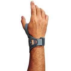 ProFlex 4020 Lightweight Wrist Support with Open Center Stay limits pressure on the wrist leaving the hand free. Lightweight design. Ideal for repetitive strain and overuse discomfort in office, retail and light industrial applications. Size: 2x. Color: Gray. Median Nerve, Health Watch, Wearables Design, Wrist Support, Type Setting, Medical Supplies, Braces, Compact Design, Back Pain