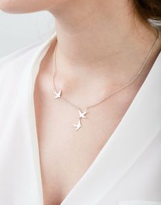 Swallow Necklace, Handmade Silver Jewellery, Bird Necklace, Spring Jewelry, Bird Jewelry, Wedding Rings Unique, Shell Earrings, Rose Gold Earrings, Gold Jewelry Fashion