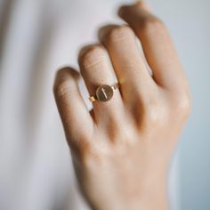 Whether for yourself or for a loved one, keep it subtle and classy with a simple letter representing a first or last name! With our adjustable ring to fit sizes 5 and up, this piece will be a simple elegant addition to your outfit! Materials & Warranty Material: Premium Stainless Steel, 18 Karat Gold Plated Adjustable size | Fits sizes 5 and up Lifetime Warranty against all rust and tarnish Packaging: Nominal Velvet Drawstring Pouch Classic Everyday Initial Ring, Minimalist Engraved Initial Promise Ring, Minimalist Engraved Initial Ring For Everyday, Minimalist Engraved Initial Ring For Everyday Wear, Classic Initial Ring For Everyday, Minimalist Initial Rose Gold Ring, Minimalist Monogram Letter Jewelry, Minimalist Letter Monogram Jewelry, Simple Personalized Initial Ring For Everyday