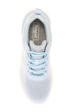 A cozy patchwork of engineered mesh refines the socklike upper of this light and flexible sneaker floated on a cushy foam sole. Removable, cushioned insole with arch support Textile upper and lining/rubber sole Imported Functional Blue Sneakers For Light Exercise, Blue Sporty Running Shoes For Light Exercise, Sporty Blue Running Shoes For Light Exercise, Sporty Light Blue Sneakers For Jogging, Comfortable Blue Sneakers For Light Exercise, Blue Synthetic Walking Shoes For Light Exercise, Blue Sneakers With Boost Midsole For Light Exercise, Sporty Blue Walking Shoes With Breathable Mesh, Blue Walking Shoes With Ortholite Insole For Light Exercise