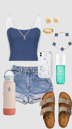 Cute Summer Outfits Beach, Cute Summer Outfits 2024, Summer Teen Outfits, Aussie Summer Outfits, Summer Outfits School Appropriate, Teen Summer Outfits, Cute Outfits For Summer, Cute Summer Fits, Chic Shorts