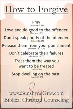 a poster with the words how to forgive