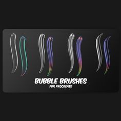 Free Bubble Brushes for Procreate - LIBRIUM Brushes On Procreate, Hair Brushes Procreate, Procreate Lineart, Texture Brushes Procreate, Procreate Texture Brushes, Organic Artwork