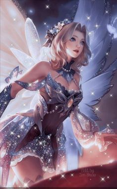 a woman dressed as a fairy with wings