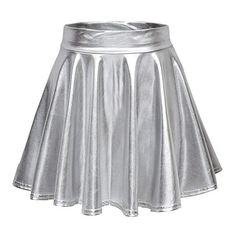 Women's Casual Shiny Metallic Flared Pleated A-Line Mini Skirt Features: 2.Pure Campus Style Waist Type:High waist Material:Polyester fiber Item Type:Tight Style:Fashion Product Description: Material:Polyester fiber Pant Style:Fashion Pattern Type:Pure color Style:Fashion Fit Type:Loose Item Type:Tight Waist Type:High waist Package include:1PC Skirt SizeUS SizeUK SizeEU SizeLengthWaistS483447cm/18.50''66cm/25.98''M6103648cm/18.90''70cm/27.56''L8123849cm/19.29''74cm/29.13''XL10144050cm/19.69''78c Skirt Tutu, Metallic Pleated Skirt, Rok Mini, Pu Leather Skirt, Mini Skater Skirt, Flared Mini Skirt, Party Rock, Performance Dresses, A Line Mini Skirt