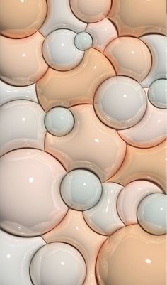 an abstract background consisting of white and beige balls