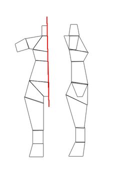 the drawing shows how to draw an arm and leg in three different positions, including one with