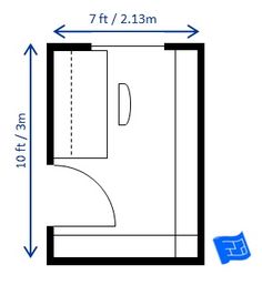 a drawing of a bathroom with the measurements