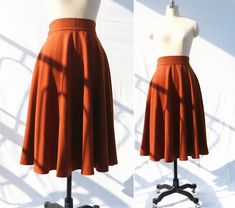 " *Length approx: 75cm *Full skirt *Fabric: woolen *Lining: polyester fiber We can customize other skirt lengths, please contact us if you have any questions, we will be happy to answer If you want the color on the color card, please leave the color number when you place your order Auailable in women's us size XXS to 3XL as well as custom size and plus size  XXS: Waist:66cm/26\" Length:75cm/29.5\" XS: Waist:70cm/27.5\" Length:75cm/29.5\" S: Waist:74cm/29\" Length:75cm/29.5\" M: Waist:78cm/30.5\" Full Fall Skirt With Lined Detail, Full Fall Skirt With Lining, Fall Gathered Skirt, Brown Full Skirt For Fall, Full Solid Skirt For Fall, Solid Full Skirt For Fall, Knee-length Brown Skirt For Fall, Fall Solid Color A-line Skirt, Brown Knee-length Skirt For Fall