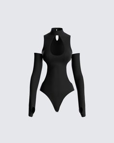 This body suit will have you looking snatched 👄  ready to go out for the night and still looking tight in the morning 🖤 Bodysuit Drawing Reference, Hot Villain Outfit, Cute Cosplay Ideas Anime, Gloves Pose Reference, Outfit Ideas Bodysuit, Body Suit Drawing, Villain Outfits Female Drawing, Black Body Suit Outfit, Draw Your Oc In This Outfit