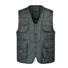 This item is for one waistcoat. Men Puffer Waistcoat Gilet Body Warmer Quilted Padded Vest Winter Sleeveless Top Please note this is in Asian sizing, smaller than western size e.g. UK, US, AU. Please check the measurements carefully before making a purchase. Please allow 2-3cm discrepancy due to different measurement method. If you are not sure which size to buy, please provide height and weight, we will recommend a suitable size. Material: polyester and cotton Lining: nylon Color: army green, n Outdoor Sportswear, Fishing Vest, Padded Vest, Body Warmer, Style Cardigan, Mens Sportswear, Online Tops, Types Of Collars, Jacket Outfits