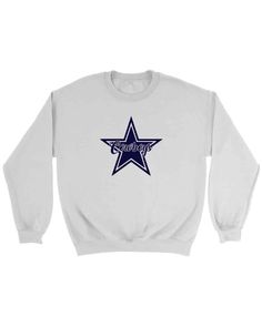 Cowboys Dallas Sweatshirt Shipping from the US. Easy 30 day return policy, 100% cotton, Double-needle neck, sleeves and hem; Roomy Unisex Fit. Cowboys Dallas, Cow Shirt, Dallas Cowboys, Suits You, Classic Looks, New Outfits, Fashion Games, Tank Shirt, Tank Top Shirt