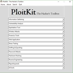 the hacker's toolbox is shown in this screenshot