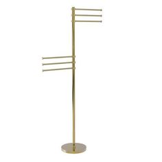 013895623155xl_-1990701184.jpg Freestanding Towel Rack, Towel Stand, Towel Rack Bathroom, Bath Hardware, Unlacquered Brass, Bath Shower, Lowes Home Improvements, Satin Brass, Towel Holder