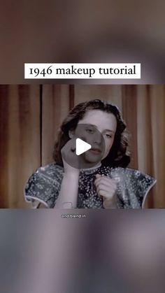 The History Source on Instagram: "A look back at make up routines in the 1940s. This instructional film from 1946 features Mary Stuyvesant, who was basically the 1940s equivalent of a famous make up influencer and artist. As a representative for the Ponds company, Mary appeared in a series of instructional films like these providing advice on skincare, makeup and other beauty tips.  #history #makeup #1940s #1950s #1940sfashion #makeuptutorial #vintagestyle #makeupartist #makeupideas #cosmetics #retro #glam #vintage #historylovers #historical" 1940s Eye Makeup, Makeup 40s, Vintage Makeup Tutorial, 1940’s Makeup, 1940s Makeup Tutorial, 1950’s Makeup, 1940's Makeup