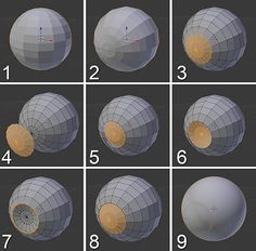 the steps in how to make an origami ball with different shapes and sizes