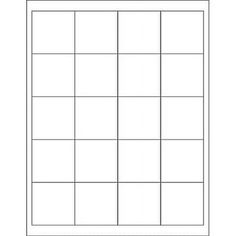 a printable blank sheet with squares in the middle and one line at the bottom