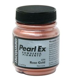 rose gold pearl ex powdered pigment for crafting, painting and other arts projects