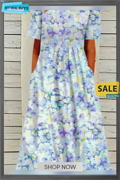 Floral Short Sleeve Woven Dress Lavender Floral Print Short Sleeve Dress, Short-sleeved Floral Beach Dress, Cheap Short Sleeve V-neck Floral Print Dress, Multicolor Short-sleeve Floral Dress With Ruffles, Multicolor Floral Print V-neck Beach Dress, Floral Short, Woven Dress, Shop Now, Best Deals