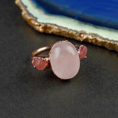 GemFormingStudio D E T A I L S Rose Quartz Ring | Brass Ring | Gemstone Ring | Handmade Ring | Brass Jewelry | Ring For Her | Ring For Women | Size: 17 x 13 mm Weight: 4.90 Gram Material: Brass Polish: All Polish Available . Contact us for wholesale prices. R I N G S https://www.etsy.com/in-en/shop/GemFormingStudio?section_id=22783374 B E A D S https://www.etsy.com/in-en/shop/GemFormingStudio?section_id=22828835 W A N D S https://www.etsy.com/in-en/shop/GemFormingStudio?section_id=22997040 C H A Oval Natural Stone Rings For Anniversary, Oval Rings With Natural Stones For Anniversary, Oval Rose Gold Rings With Gemstone Accents, Oval Natural Stones Anniversary Rings, Oval Crystal Ring With Natural Stones For Wedding, Oval Natural Stone Rings For Weddings, Pink Rings With Natural Stones For Anniversary, Oval Natural Stone Wedding Ring, Oval Natural Stones Wedding Ring