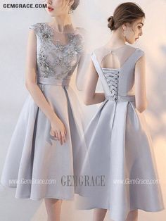 10% off now|Free shipping world-wide. Elegant Grey Knee Length Homecoming Dress Sleeveless at GemGrace. Click to learn our pro custom-made service for wedding dress, formal dress. View #HomecomingDresses for more ideas. Gray Sleeveless Bridesmaid Dresses, Sleeveless Gray Bridesmaid Dresses, Gray Knee-length Wedding Dress, Gray Knee-length Party Dress, Hoco Party, Cheap Homecoming Dresses, Homecoming Dresses Long, For Wedding Dress, Dresses Cheap