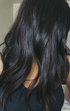 Dark Hair With Cool Tones, Subtle Dark Hair Highlights, Shorter Black Hair, Dark Brown Hair Blue Undertone, Dimension On Black Hair, Dark Brown Highlights On Black Hair Indian, Bayalage Brunette Chocolate, Black Hair With Dimension Low Lights, Espresso Hair Color Balayage