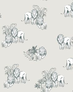 Foliage Lions Sand  Wallpaper Lions Wallpaper, Diy Sprinkles, Wallpaper Nursery, Big Kids Room, Lion Wallpaper, Pattern Pictures, Project Nursery, Eco Friendly Paper, Wallpaper Calculator