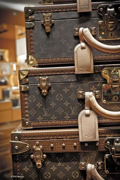 Lv Luggage, Louis Vuitton Luggage, Vintage Luggage, Louis Vuitton Fashion, Travel In Style, Carolina Herrera