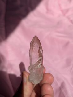 Pink Quartz point Pink Quartz, Quartz Points, Crystal Items, Charms, Ships, Crystals, Pink