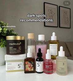 Dark Spots Skincare, Hair And Skin Vitamins, Minimal Skincare, Korean Skin Care Secrets, Routine Aesthetic, Serious Skin Care, Beauty Care Routine, Care Aesthetic