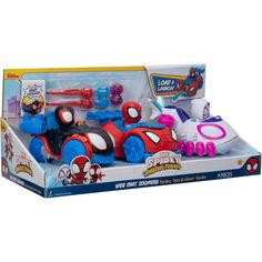 the spider - man toy is in its box