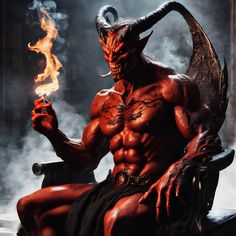 Dark Demon, Ancient Demons, Anime Guy Long Hair, Warrior Concept Art, Evil Demons, Conceptual Photo, Pagan Art